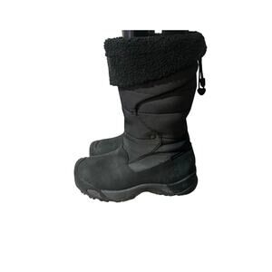 Keen Women's Hofn Winter Boots Black Dark Shadow Size 7 Mid Calf Outerwear